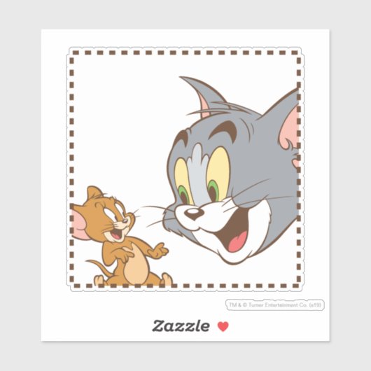 Tom en Jerry Stamp Sticker (Vel)