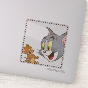 Tom en Jerry Stamp Sticker