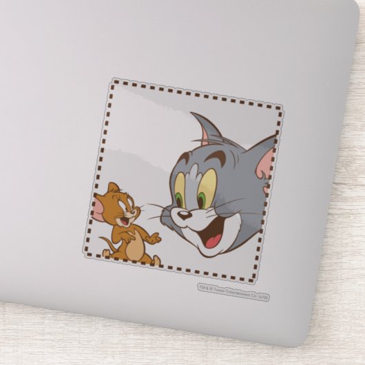 Tom en Jerry Stamp Sticker (Detail)