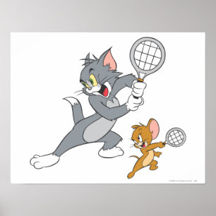 Tom en Jerry Tennis Stars 1 Poster