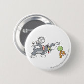 Tom en Jerry Tennis Stars 2 Ronde Button 5,7 Cm (Voorkant /achterkant)