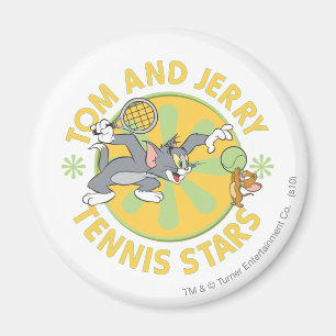 Tom en Jerry Tennis Stars 5 Magneet