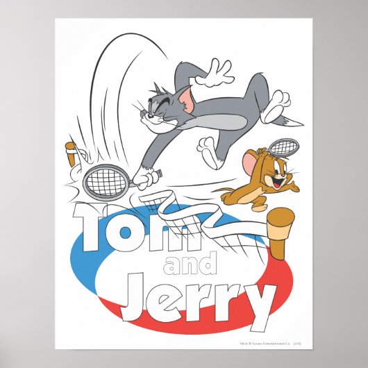 Tom en Jerry Tennis Stars 7 Poster (Voorkant)