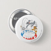 Tom en Jerry Tennis Stars 7 Ronde Button 5,7 Cm (Voorkant /achterkant)