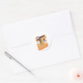 Tom en Jerry The Cats Me-Ouch Ronde Sticker (Envelop)