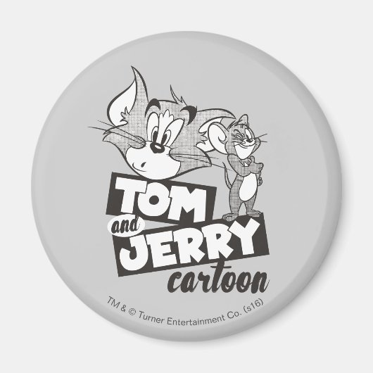 Tom en Jerry | Tom en Jerry Cartoon Magneet (Voorkant)