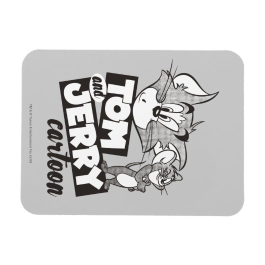 Tom en Jerry | Tom en Jerry Cartoon Magneet (Horizontaal)