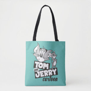 Tom en Jerry   Tom en Jerry Cartoon Tote Bag