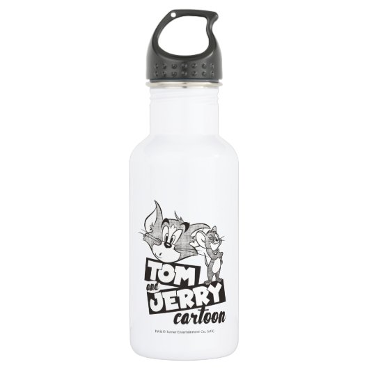 Tom en Jerry | Tom en Jerry Cartoon Waterfles (Voorkant)