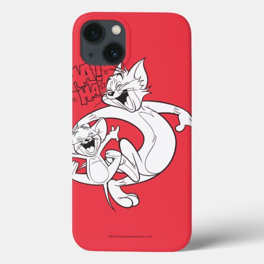 Tom en Jerry | Tom en Jerry Laughing Case-Mate iPhone Case (Achterkant)