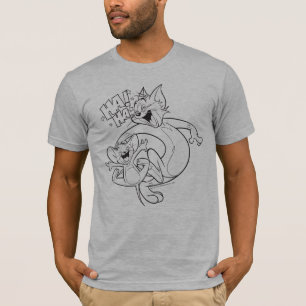 Tom en Jerry   Tom en Jerry Laughing T-shirt