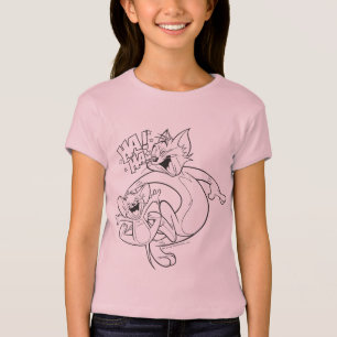 Tom en Jerry   Tom en Jerry Laughing T-shirt