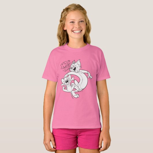 Tom en Jerry | Tom en Jerry Laughing T-shirt (Voorkant volledig)
