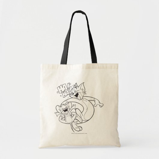 Tom en Jerry | Tom en Jerry Laughing Tote Bag (Voorkant)
