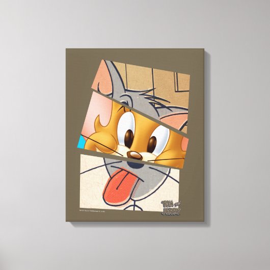 Tom en Jerry | Tom en Jerry Mashup Canvas Afdruk (Voorkant)