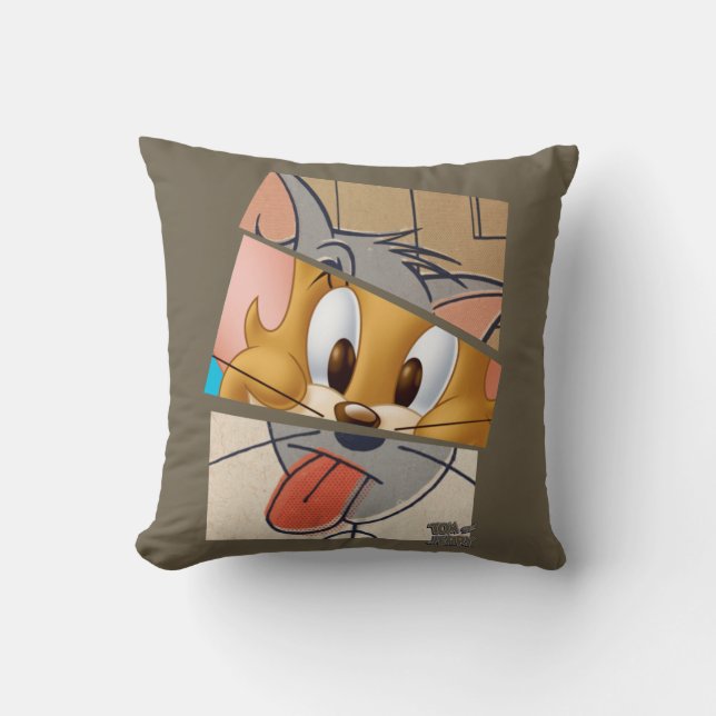 Tom en Jerry | Tom en Jerry Mashup Kussen (Voorkant)