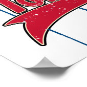 Tom en Jerry | Tom en Jerry op Baseball Diamond Poster (Hoek)