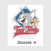Tom en Jerry | Tom en Jerry op Baseball Diamond Sticker (Vel)