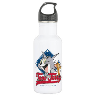 Tom en Jerry   Tom en Jerry op Baseball Diamond Waterfles
