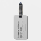 Tom en Jerry | Tom Says Nope Bagagelabel (Achterkant verticaal)