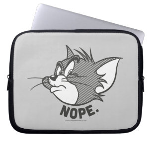 Tom en Jerry   Tom Says Nope Laptop Sleeve