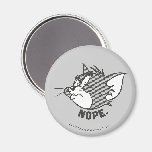 Tom en Jerry | Tom Says Nope Magneet (Voorkant / Achterkant)