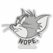 Tom en Jerry | Tom Says Nope Sticker (Voorkant)