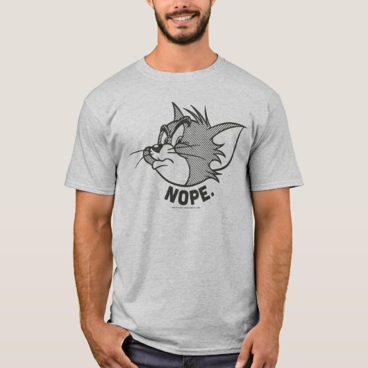 Tom en Jerry | Tom Says Nope T-shirt (Voorkant)