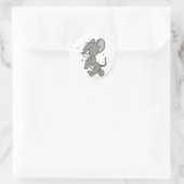 Tom en Jerry Tough Mouse 1 Ronde Sticker (Tas)