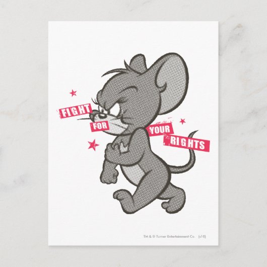 Tom en Jerry Tough Mouse 3 Briefkaart (Voorkant)