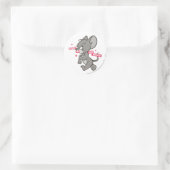 Tom en Jerry Tough Mouse 3 Ronde Sticker (Tas)