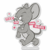 Tom en Jerry Tough Mouse 3 Sticker (Voorkant)