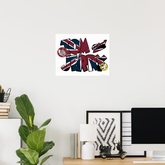 Tom en Jerry UK Overload 2 Poster (Thuiskantoor)
