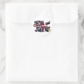 Tom en Jerry UK Overload 2 Ronde Sticker (Tas)