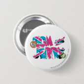Tom en Jerry UK Overload Ronde Button 5,7 Cm (Voorkant /achterkant)