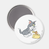 Tom en Jerry voeren de kat Magneet (Voorkant / Achterkant)