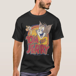Tom en Jerry Water Damaged Color T-shirt