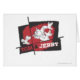 Tom et Jerry rouges et noirs