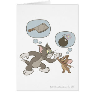 Tom et pensées de mal de Jerry