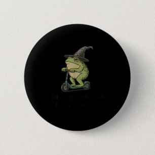 Tom Foolery Frog, grappige grillige Fr Ronde Button 5,7 Cm