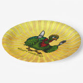 Tom Foolery Grappig Turkije in de zon Papieren Bordje (Gekanteld)