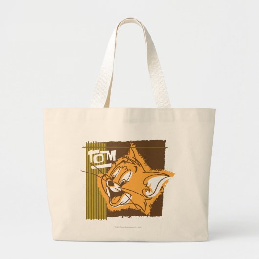 Tom Happy Face Grote Tote Bag (Voorkant)