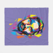 Tom Hardy wpap portrait Fleece Deken (Voorkant (Horizontaal))