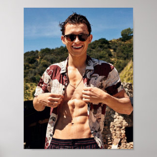 Tom Holland met zonnigen Poster