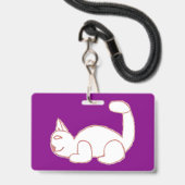 Tom Horizontale Lanyard Badge (Voorzijde met lanyard)