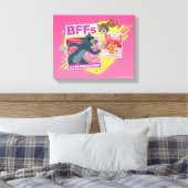 Tom & Jerry BFFs Foto Emoji Collage Canvas Afdruk (Insitu (Slaapkamer))