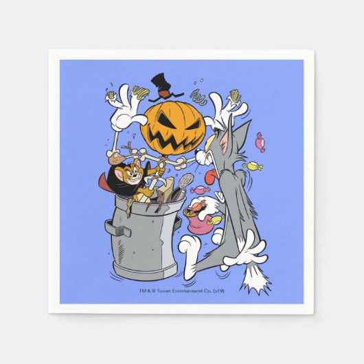 Tom & Jerry | Boo aan Tom Servet (Voorkant)