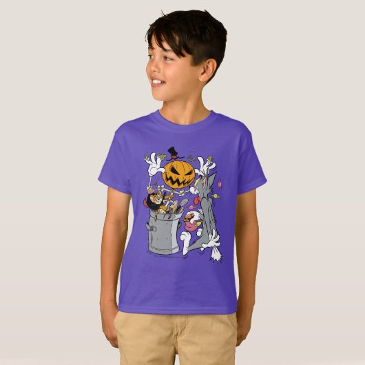Tom & Jerry | Boo aan Tom T-shirt (Voorkant volledig)