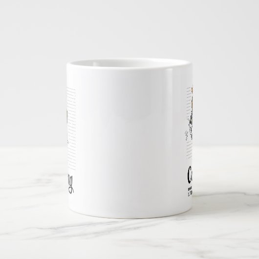 Tom & Jerry Camping Extra Grote Beker (Voorkant)