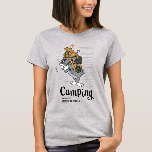 Tom & Jerry Camping T-shirt (Voorkant)